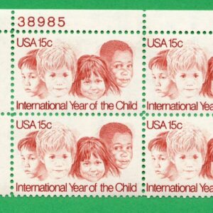 Scott #1772 International Year of the Child Plate Block of 4 Stamps MNH P#38985