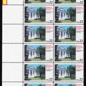 Scott #2167 Little Rock Arkansas Plate Block of 20 Stamps - MNH UL PC#8