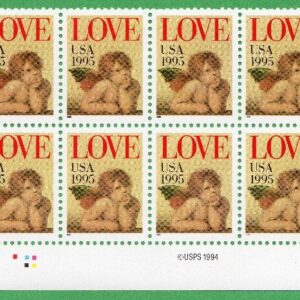 Scott #2948 - Love Cherub - Plate Block Of 20 Stamps - MNH