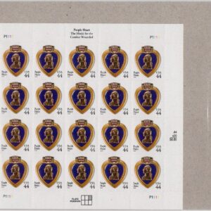 Scott #4390 Purple Heart Sheet of 20 Stamps - Sealed