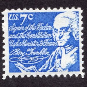 Scott #1393D Benjamin Franklin Single Stamp - MNH