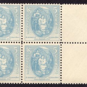 Scott #796 Virginia Dare Block of 4 Stamps - MNH