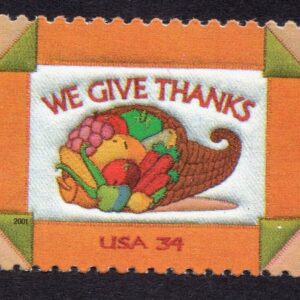 Scott #3546 We Give Thanks Single Stamp - MNH