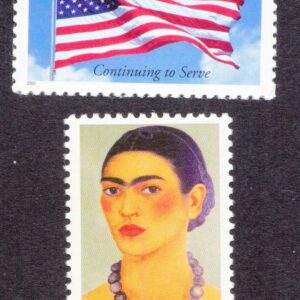 Scott #3508 3509 Honoring Veterans Flag Frida Kahlo Single Stamps - MNH