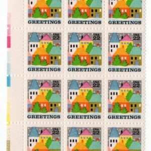 Scott #2245 Village Scene Plate Block of 30 Stamps - MNH P#111121 LL