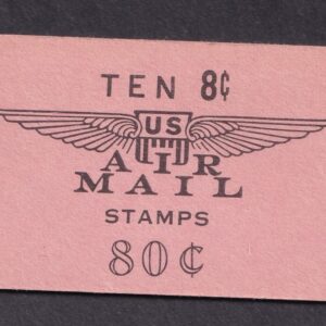 Scott #BKC11 (c64, c64b) Flag Over Capitol Booklet of 10 Stamps - MNH Zone Back