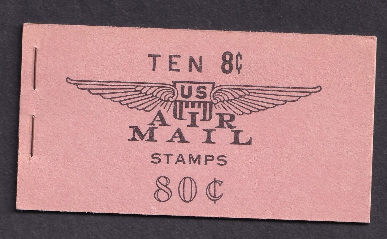 Scott #BKC11 (c64, c64b) Flag Over Capitol Booklet of 10 Stamps - MNH Zone Back