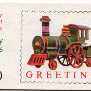 Scott #BK203 Christmas Toy Engines Train Booklet of 20 Stamps - MNH P#A111111