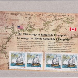 Scott #4074 Samuel de Champlain Canada Sheet of 4 Stamps - Sealed