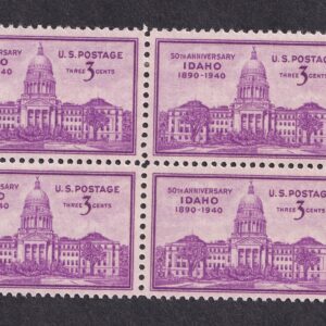 Scott #896 Idaho Statehood Block of 4 Stamps - MNH w/right selvage