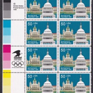 Scott #2532 Switzerland Joint Issue Plate Block of 16 Stamps - MNH LR