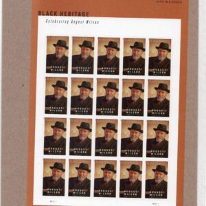 Scottt #5555 August Wilson Black Heritage Sheet of 20 Forever Stamps - Sealed
