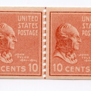 Scott #847 John Tyler Virginia Joint Line Pair - MNH