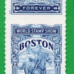 Scott #6030a Boston 2026 World Stamp Expo Pair of Forever Stamps - MNH w/Boston