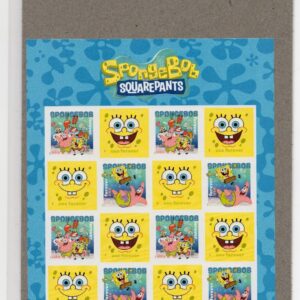 Scott #6025-6028a SpongeBob SquarePants Sheet of 16 Forever Stamps - Sealed