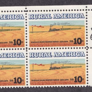 Scott #1506 Rural America Zip Block of 4 Stamps - MNH