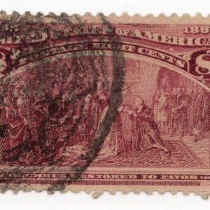 Scott #236 Columbus Restored to Favor Single Stamp - used