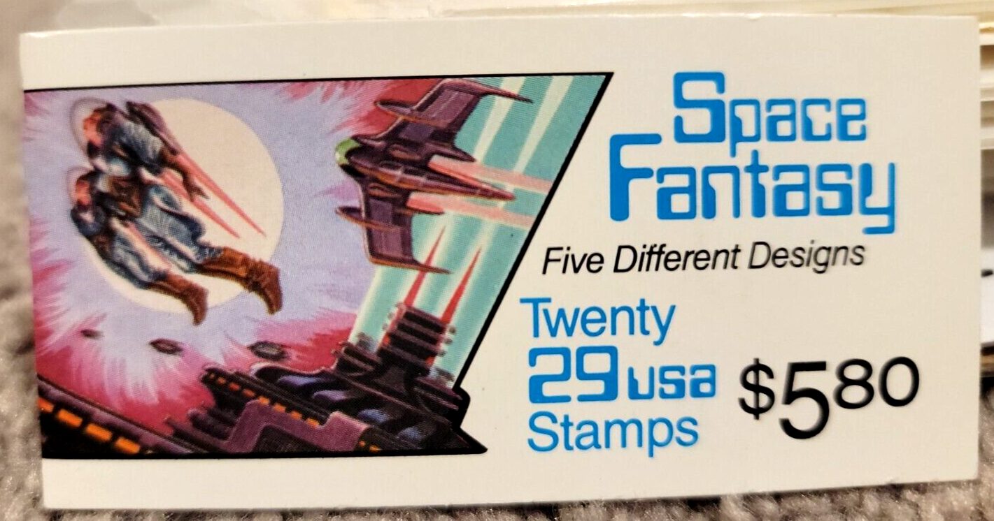 Scott #BK207 Space Fantasy Booklet of 20 stamps - Sealed