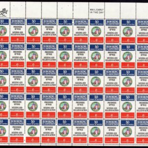 Scott #1422a Disabled Veterans & Servicemen Sheet of 50 Stamps - MNH P#32436 UR