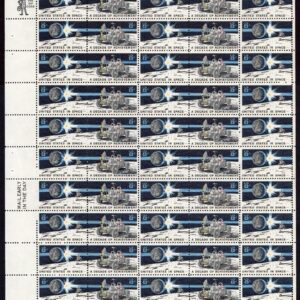 Scott #1435b Space Achievement Sheet of 50 Stamps - MNH P#33138 LL