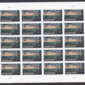 Scottt #5360 Alabama Sheet of 20 Forever Stamps - MNH