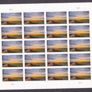 Scottt #5091 Indiana Sheet of 20 Forever Stamps - MNH
