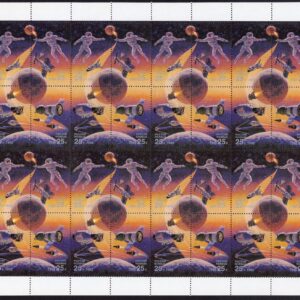 Scott #6080-6083a Space Full Sheet of 32 Stamps - MNH