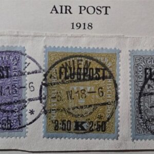 Stamp Austria Air Post 1918 #C1-C3 used