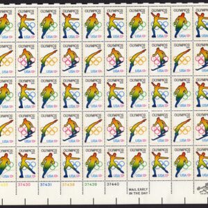 Scott #1698a (1695-98) Winter Olympics 1976 Sheet of 50 Stamps - MNH LL XF