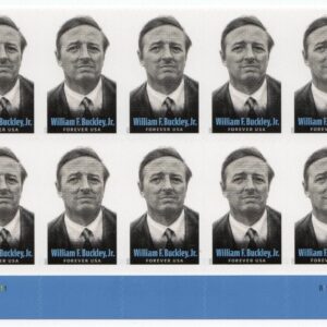 Scott #6032 William Buckley Plate Block of 10 Forever Stamps - MNH