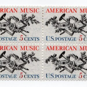 Scott #1252 American Music Block of 4 Stamps - MNH