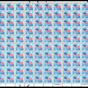 Scott #2278 Flag Over Clouds Sheet of 100 Stamps - MNH P#2231 LL