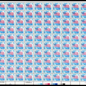 Scott #2278 Flag Over Clouds Sheet of 100 Stamps - MNH P#1111 LR