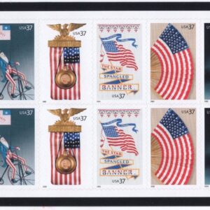 Scott #3780b Old Glory Sheet of 10 Stamps - MNH Backing #2