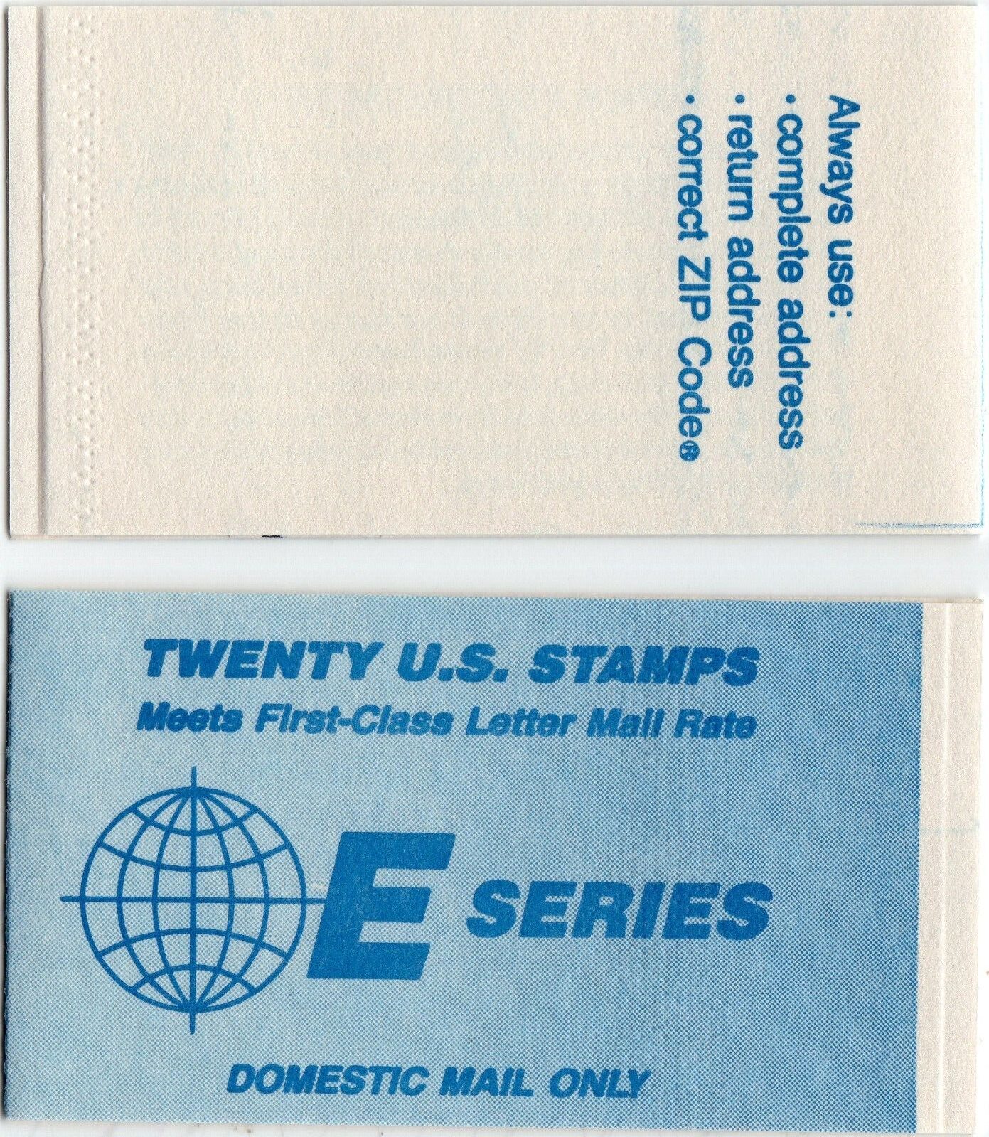 Scott #BK157 (2282a) 25¢ Earth (Globe) E Series Booklet of 20 Stamps - MNH