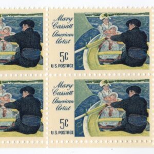 Scott #1322a Mary Cassatt Zip Block of 4 Stamps - MNH