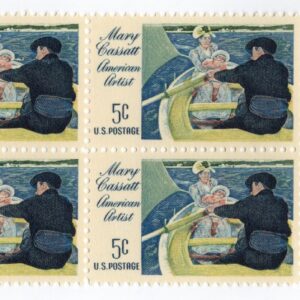Scott #1322a Mary Cassatt Block of 4 Stamps - MNH w/right selvage