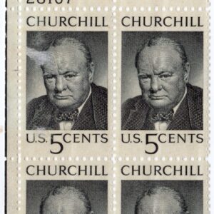 Scott #1264 Winston Churchill Plate Block of 4 Stamps - MNH PC#6