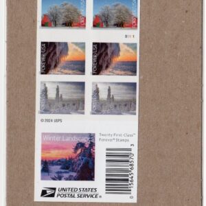 Scott #6042b (6038) Winter Landscapes Booklet of 20 Stamps - Sealed