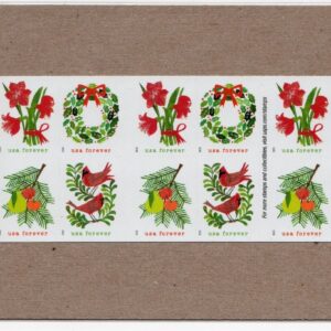 USPS Christmas Holiday Cheer Booklet of 20 Stamps - Sealed (6036b)