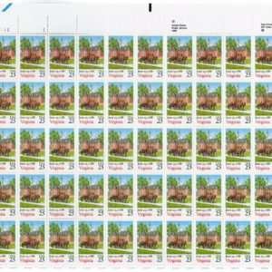 Scott #2345 Virginia Sheet of 50 Stamps - MNH P#1111-1 UL