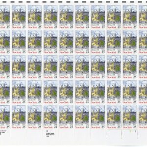 Scott #2346 New York Sheet of 50 Stamps - MNH P#2111-1 LR