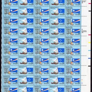 Scott #2507a Marshall & Micronesia Islands Sheet of 50 Stamps - MNH LR