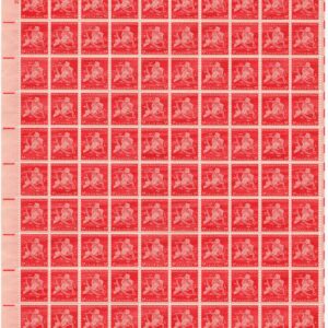 Scott #c38 Map of 5 Buroughs Airmail Sheet of 100 Stamps - MNH #2 P#23851