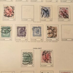 Stamp Austria 1905-1907 #86-88,89a x2,91-93,95-96,97a-98a,100a,101-104 used
