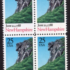 Scott #2344 New Hampshire Block of 4 Stamps - MNH