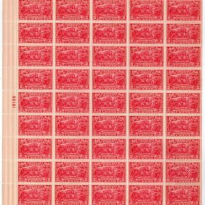 Scott #644 Saratoga General Burgoyne Sheet of 100 Stamps - MNH P#19106