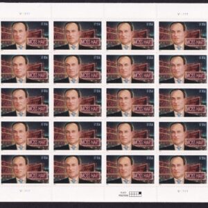 Scott #3882 Moss Hart (Broadway, Theatre) Full Sheet of 20 Stamps