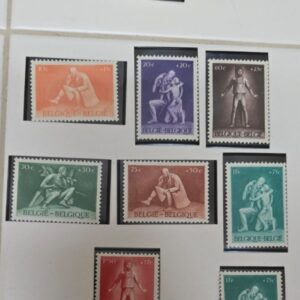 Stamp Belgium Semi-Postal & Air Post Semi-Postal 1947 #CB3, B399-B405 MNH