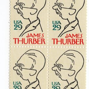 Scott #2862 James Thurber Block of 4 Stamps - MNH